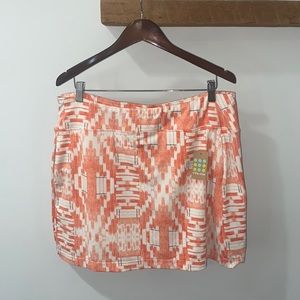 NEW Title Nine Pocket Dream Skort Golf Tennis Skirt Athletic Active Hiking Sz XL